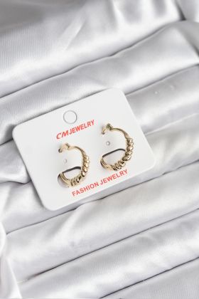 14K Gold Renk Kaplama CM Kadın Küpe - TJ-BKP11415