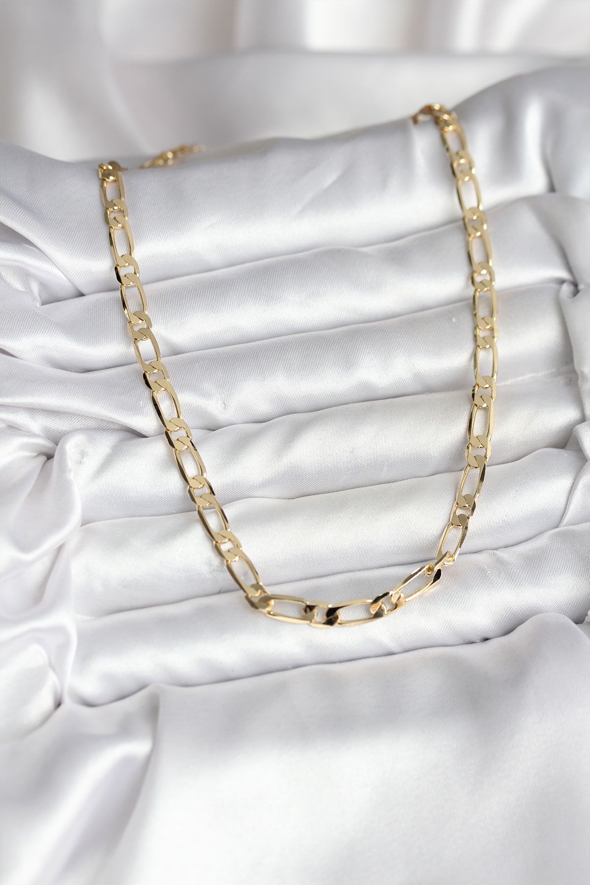 14K Gold Renk Kaplama Model CM Kadın Kolye - TJ-BKO10739