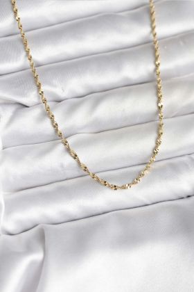 14K Gold Renk Kaplama Burgu Model CM Kadın Kolye - TJ-BKO10747