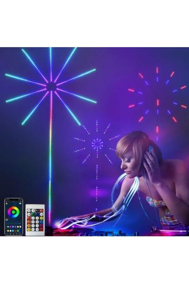 LED Havai Fişek Işıkları RGB Led Şerit Işığı