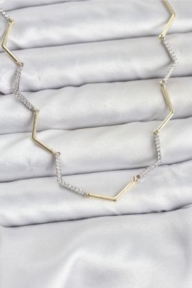 VIP Seri Zikzak Model Kadın Kolye - TJ-BKO10760