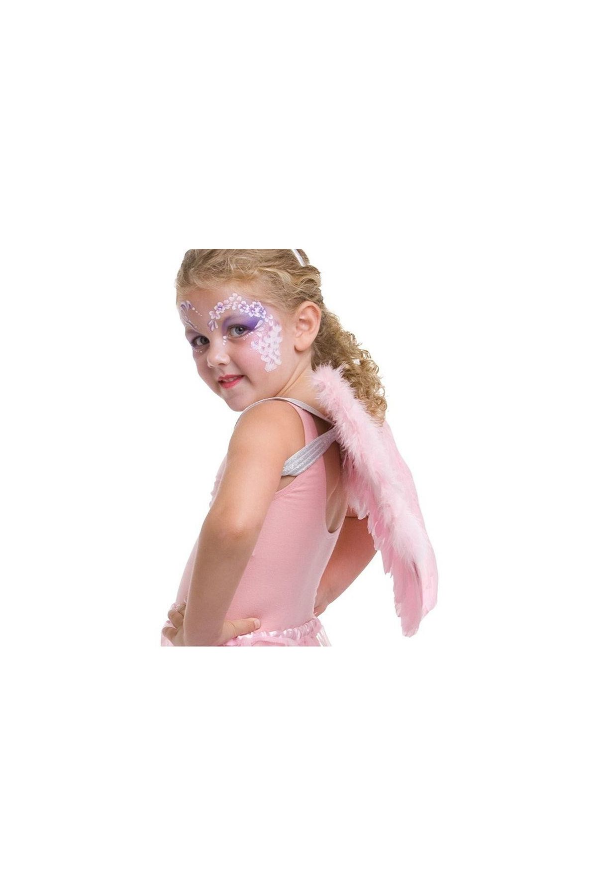 Pembe Renkli Orta Boy Çocuk Melek Kanadı 40x60 cm