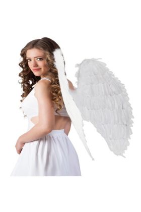 Beyaz Renkli Büyük Boy Melek Kanadı 55x80 cm