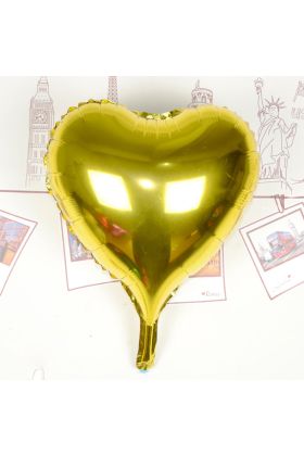 Kalp Uçan Bn Folyo Sarı 80 cm 32 inç