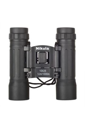 10 X 25 Av Dürbünü 56M/1000M Kauçuk Kaplama Siyah NK