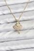 316L Çelik Zincir Gold Renk Balerin Model Kadın Kolye - TJ-BKO10775