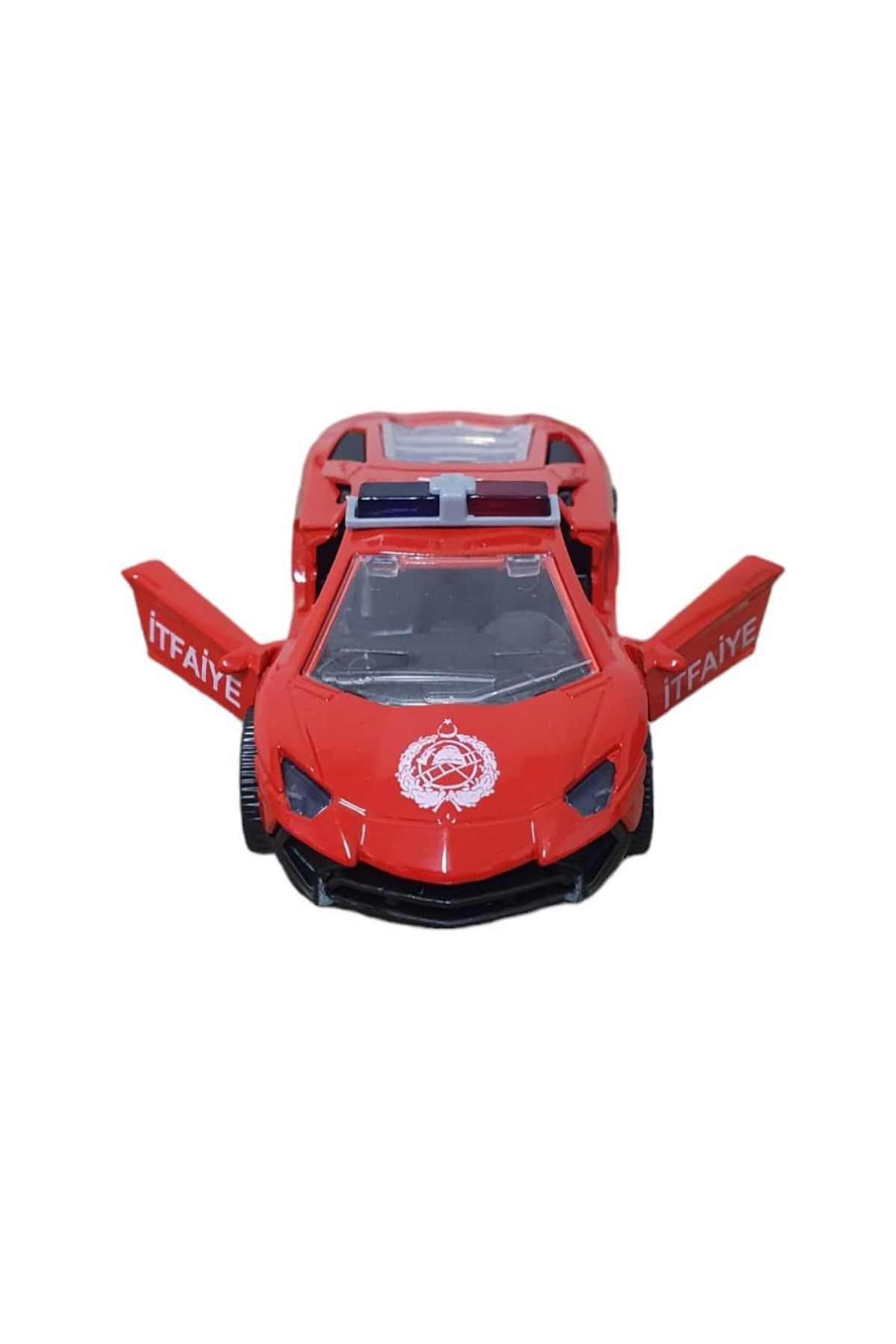 Çek Bırak Metal Araba Lamborgini  - İtfaiye
