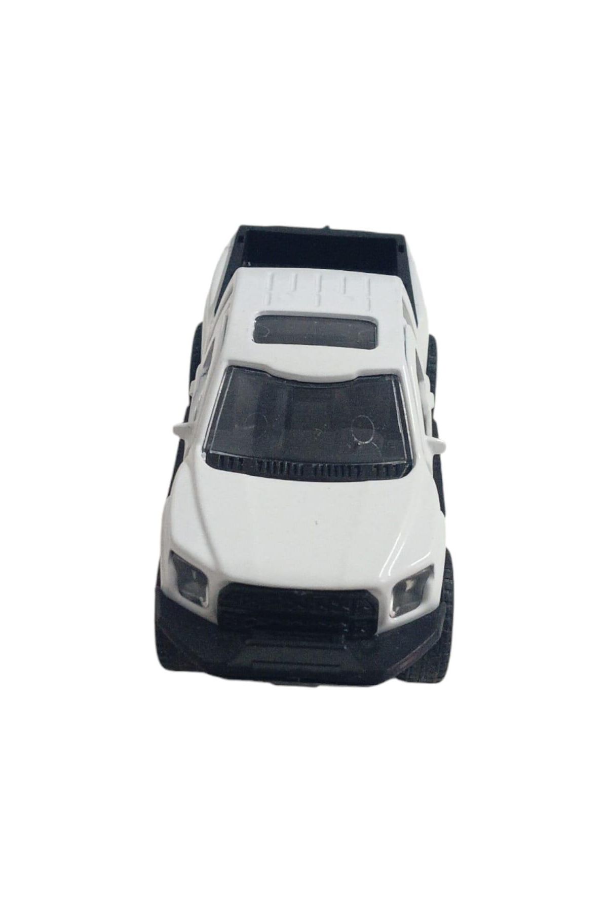 Çek Bırak Metal Arazi Aracı 13 cm - Beyaz