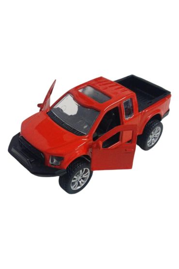 Çek Bırak Metal Arazi Aracı 13 cm - Kırmızı