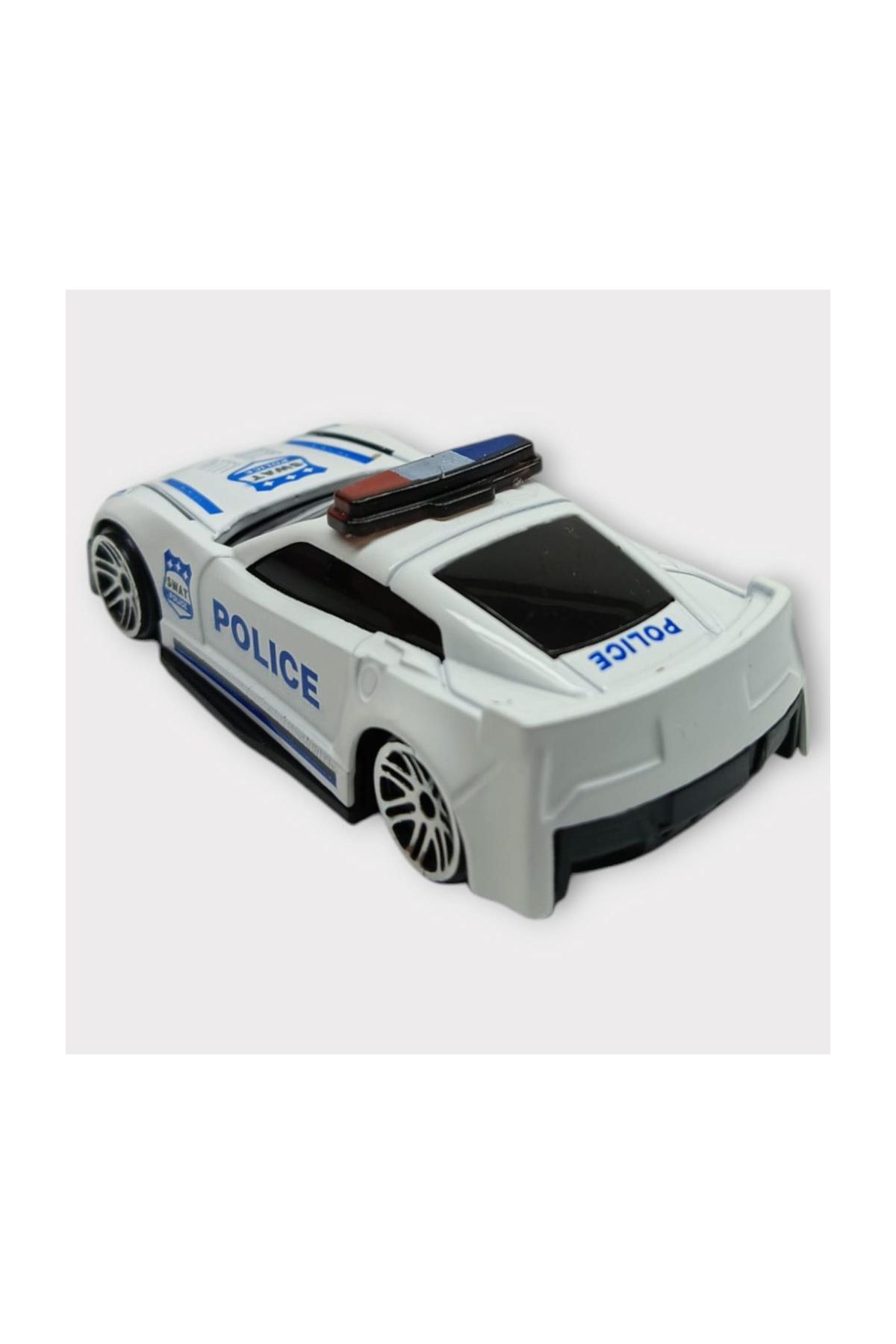 Metal Mini Polis Arabası  8 cm - Polis - 1