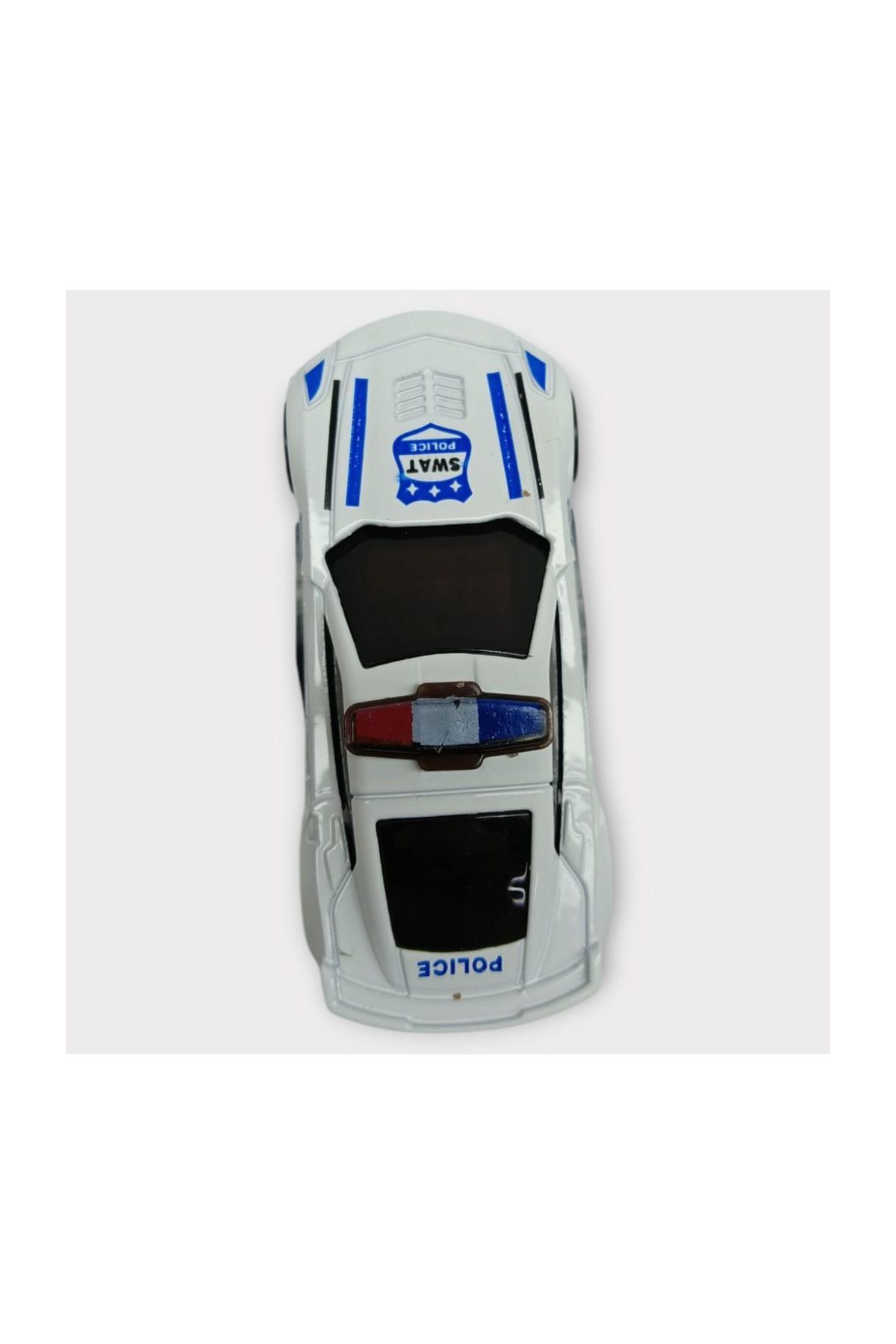 Metal Mini Polis Arabası  8 cm - Polis - 1