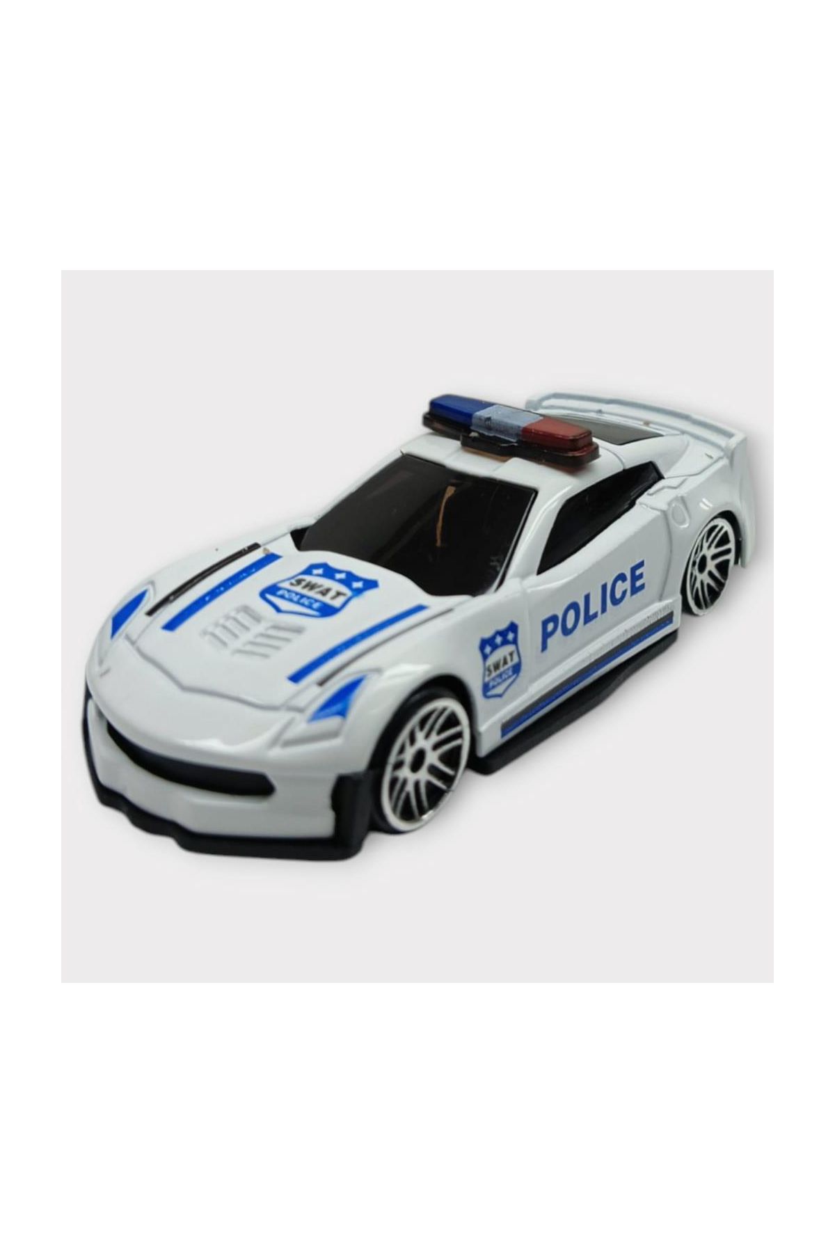 Metal Mini Polis Arabası  8 cm - Polis - 1