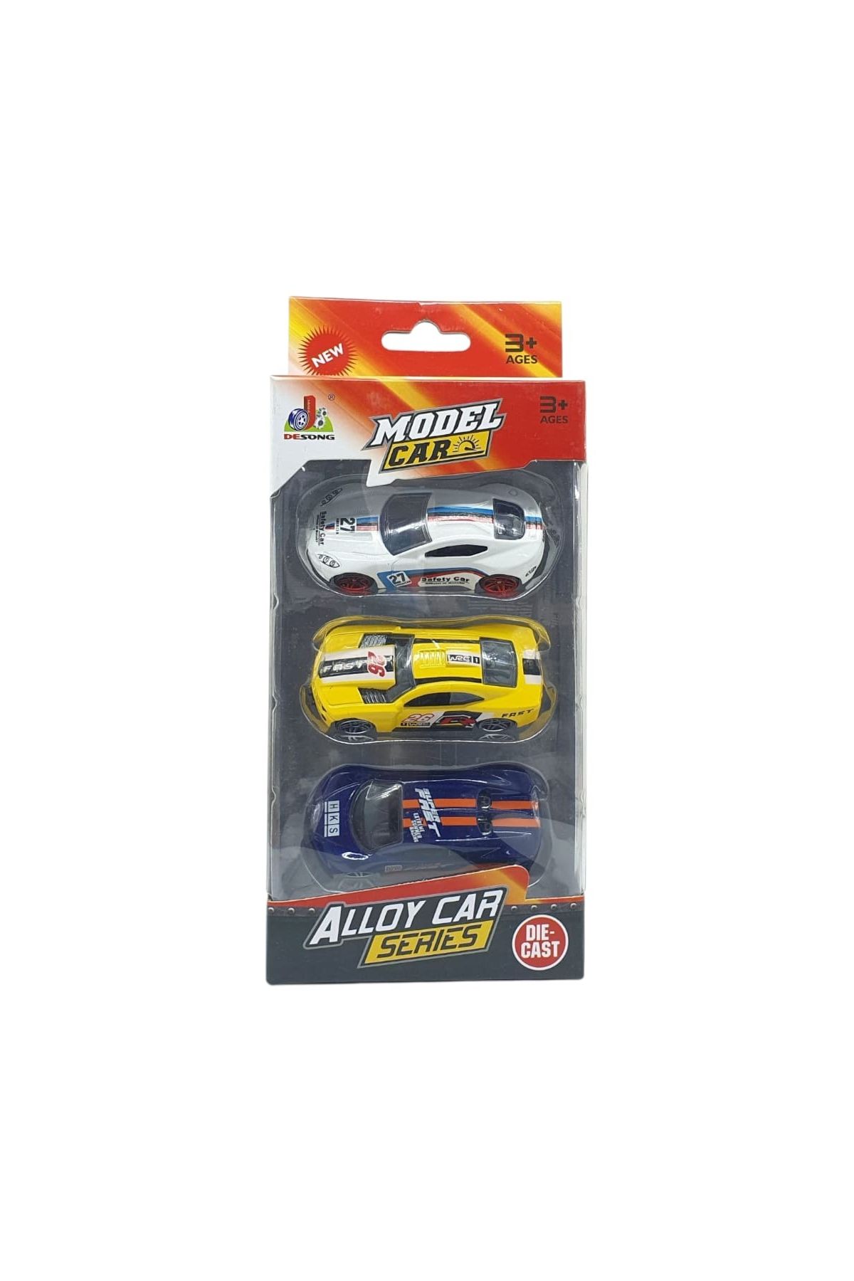 3'lü Araba Yarış Seti - Die Cast - DS045