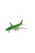 Çek Bırak Sesli Işıklı Metal Uçak - 180 - Yeşil