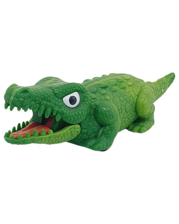 Sürtmeli Sürüngen Hayvanlar Serisi - H-55 - Yeşil Timsah