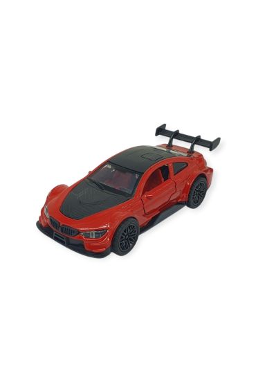 Çek Bırak Metal Arabalar  cm - 3671C - Kırmızı