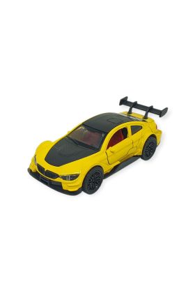 Çek Bırak Metal Arabalar  cm - 3671C - Sarı