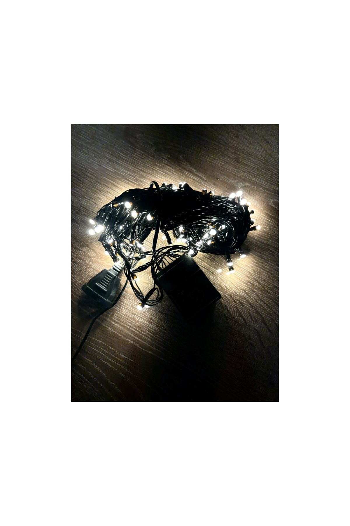 10 M 100 Led Damla Uçlu Gün Işığı Siyah Kablo MZ-17-3