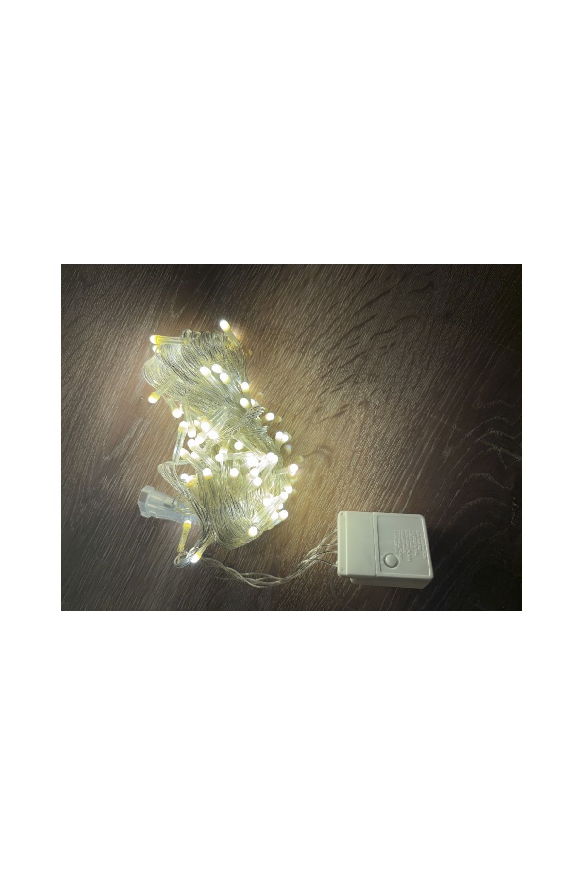 10 M 100 Led Damla Uçlu Gün Işığı Şeffaf Kablo MZ-17-4