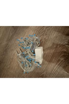 10 M 100 Led Damla Uçlu Mavi Işık Şeffaf Kablo MZ-17-6