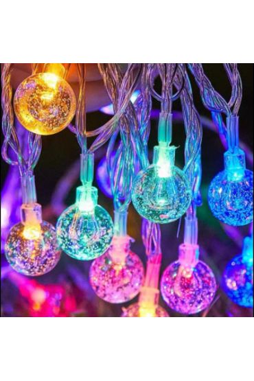 3 M 20 Led Kristal Top RGB Pilli MZ-308