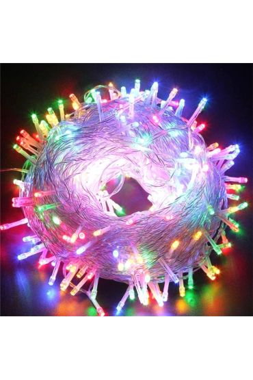 3 M 20 Led RGB 2 Kademeli Şeffaf Kablo MZ-36-R