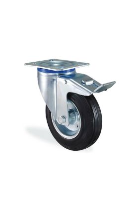 Döner Tablalı Teker (Frenli) - 80x25 - SLP HKS311 - 1 Adet