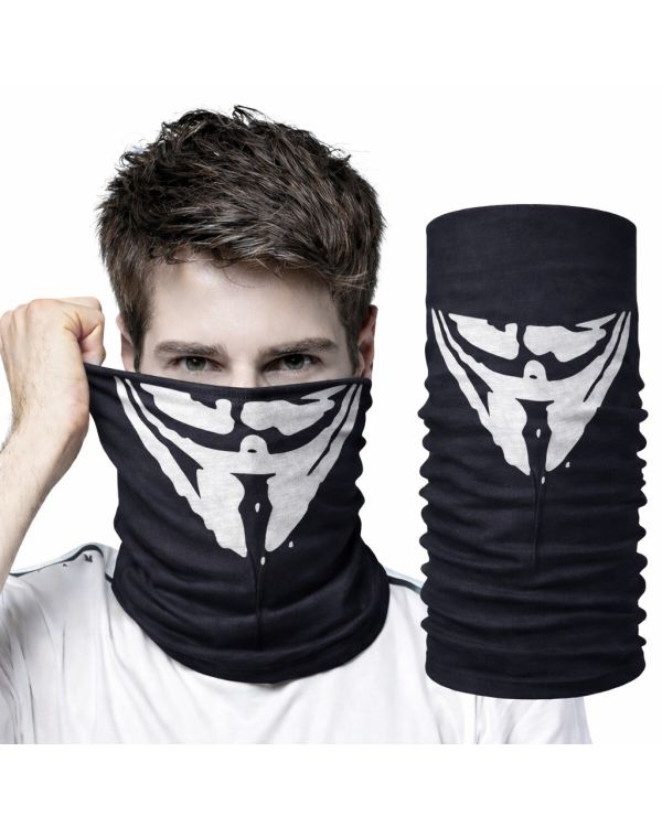 Vendetta Maskesi Desenli Baf Bandana – Çok Amaçlı Yüz Boyunluk Bandana 4 No