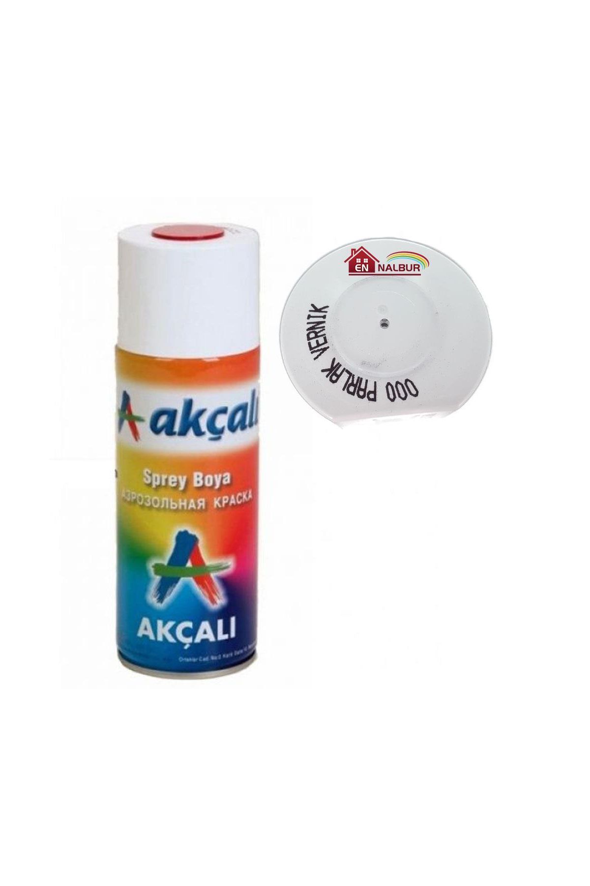 Akçalı Sprey Boya 400 ml 000 Parlak Vernik