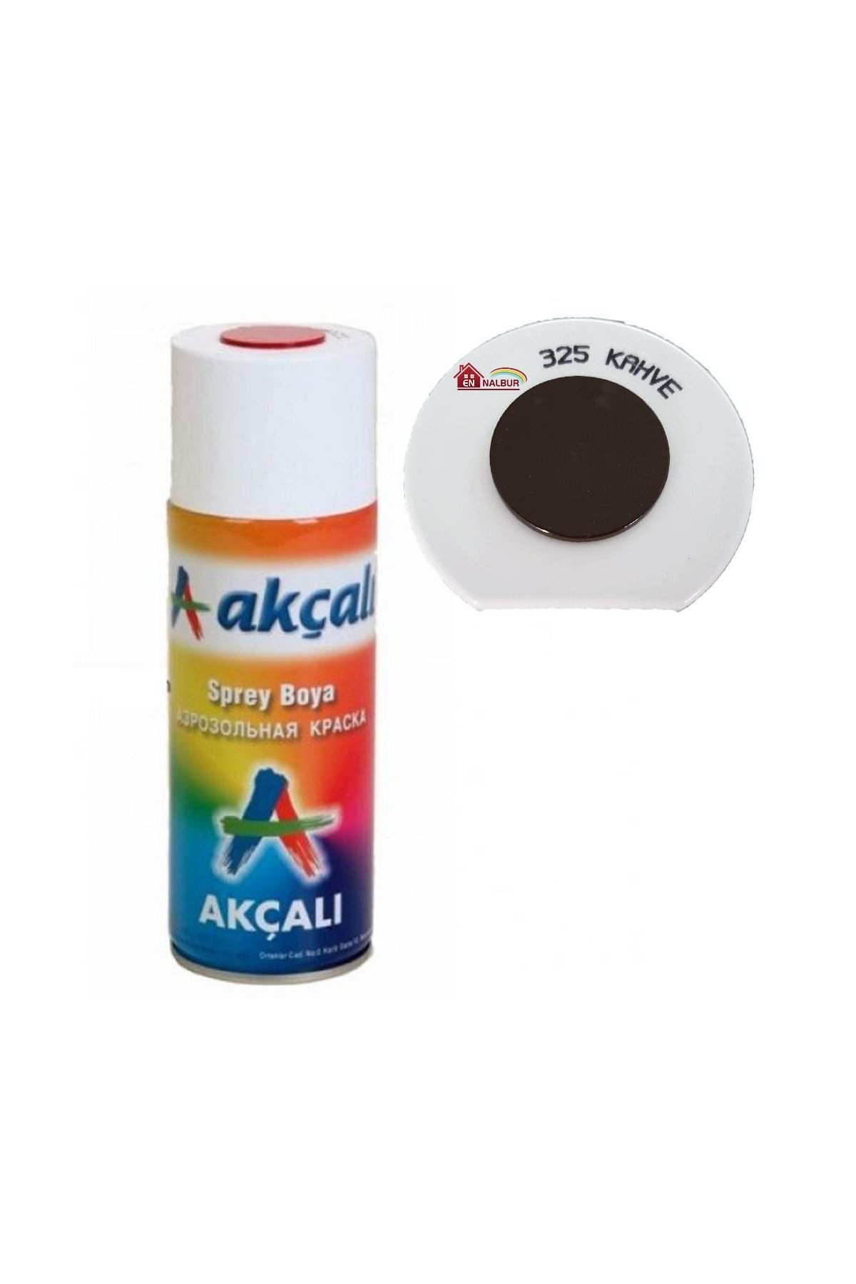 Akçalı Sprey Boya 400 ml 325 Kahve