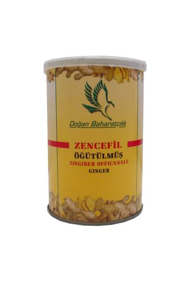 Zencefil Kökü Öğütülmüş Doğal 150 Gr Teneke Kutu
