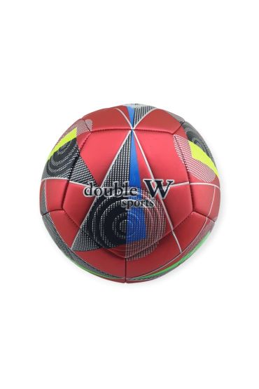 Futbol Topu Dikişli 420 gr No:5 - FB-490-KIRMIZI