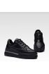 Kadın Yüksek Taban Rahat Şık Günlük  Spor Ayakkabı Siyah Renk