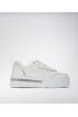 Kadın Yüksek Taban Rahat Şık Günlük Spor Ayakkabı Beyaz Renk