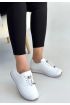 Finna Beyaz Cilt Bağcıklı Spor Ayakkabı