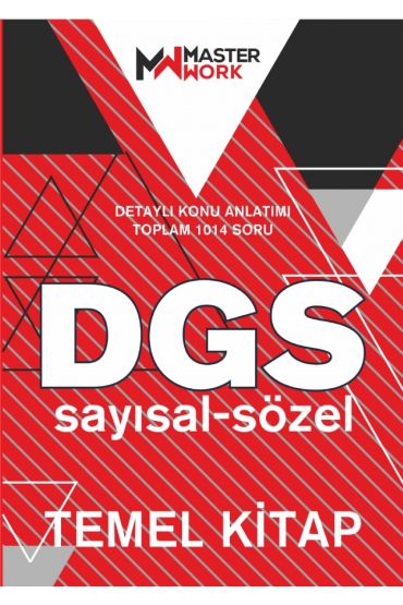 DGS Temel Kitap / Sayısal-Sözel Detaylı Konu Anlatımı