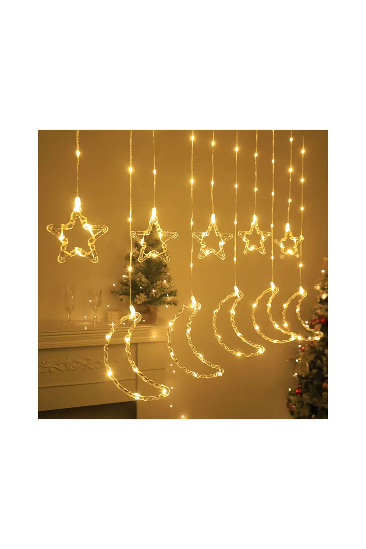 Ay Yıldız Perde Led MZ-16-13