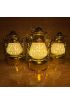 Ramazan Kandili Seti 12 li Adet - 16 Cm Dekoratif LED Aydınlatma