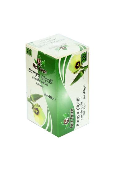 Bamya Çiçeği Mekke Gülü  Çayı 2 Gr x 20 Süzen Poşet 40 Gr