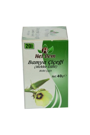 Bamya Çiçeği Mekke Gülü  Çayı 2 Gr x 20 Süzen Poşet 40 Gr