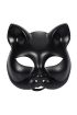 Siyah Renk Lüks Kedi Maskesi 12x13 cm