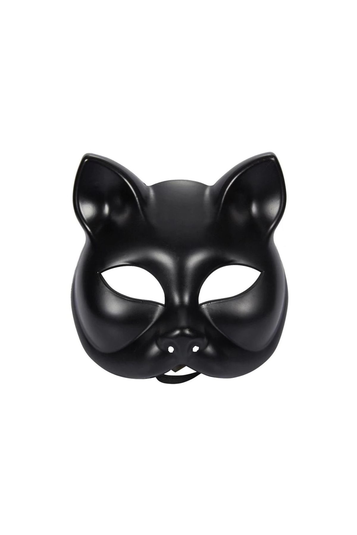 Siyah Renk Lüks Kedi Maskesi 12x13 cm
