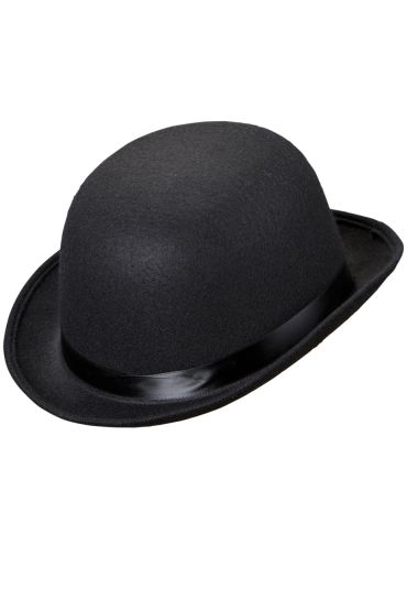Charlie Chaplin Stil Yetişkin Şapkası – Siyaelon Parti Şapkası