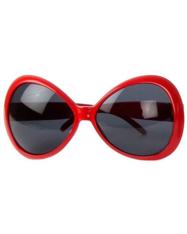 70 li Yıllar Kırmızı Renk Nostalji Yeşilçam Parti Gözlüğü 15X7 cm