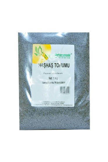 Haşhaş Tohumu Tane Doğal Mavi 1000 Gr Paket