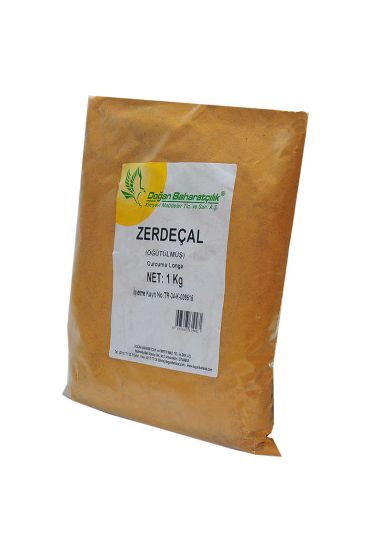 Zerdeçal Kökü Doğal Öğütülmüş 1000 Gr Paket
