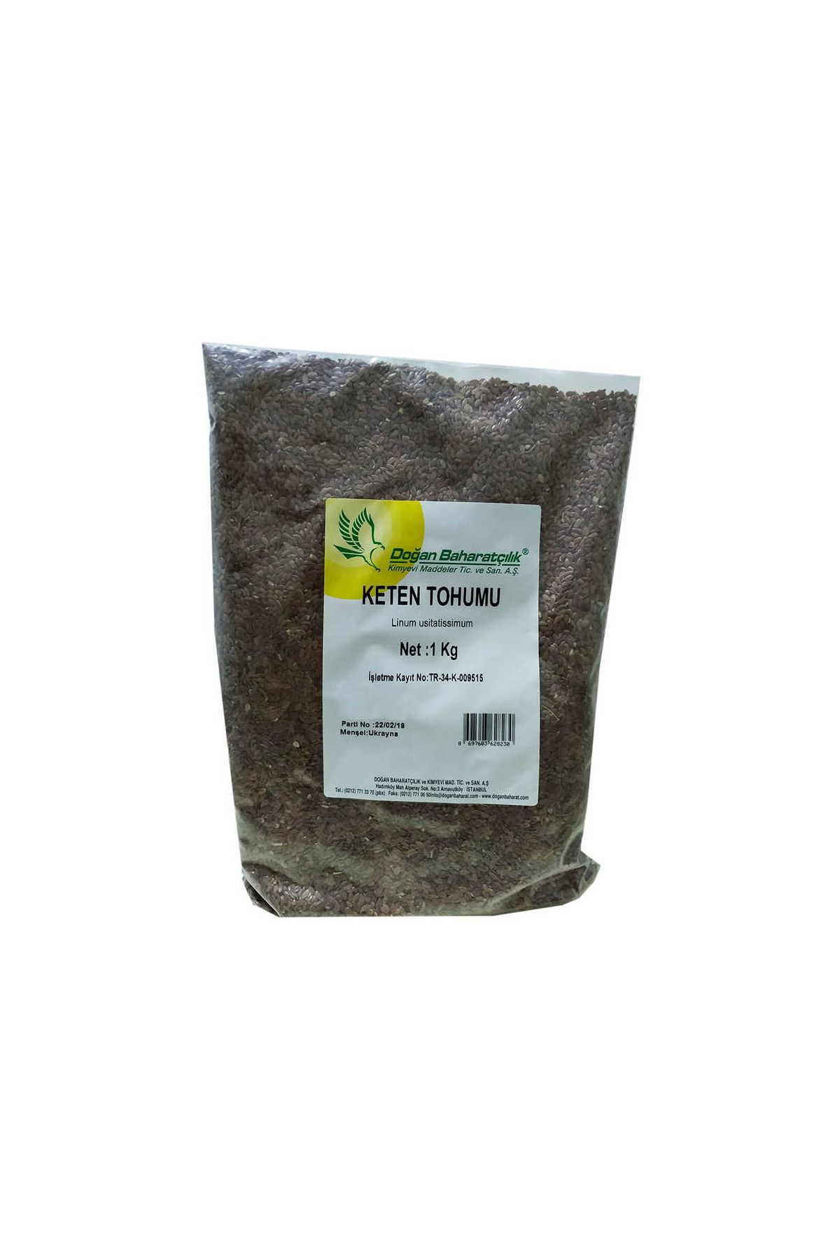 Keten Tohumu Tane Doğal 1000 Gr Paket