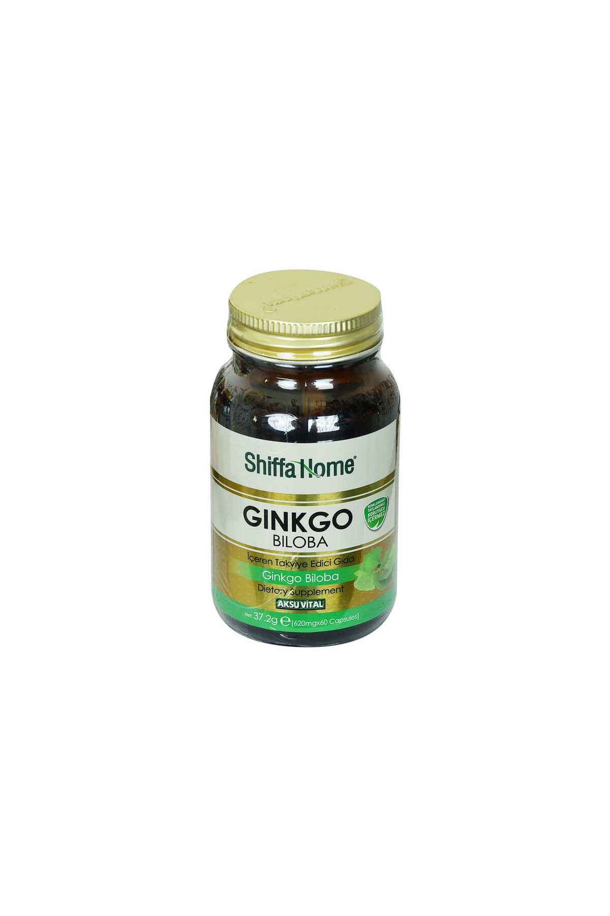 Shiffa Home Ginkgo Biloba Diyet Takviyesi 620 Mg x 60 Kapsül
