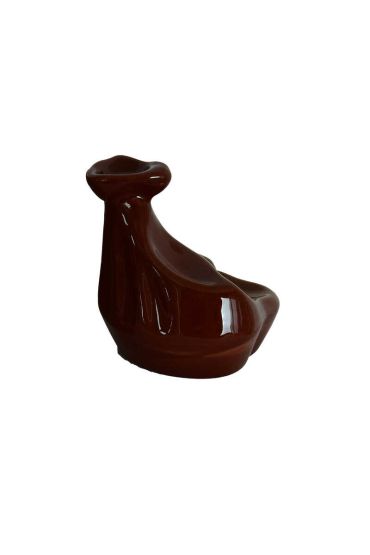 Geri Akış Buhurdanlık Tütsülük Seramik Şelale Kahverengi Backflow