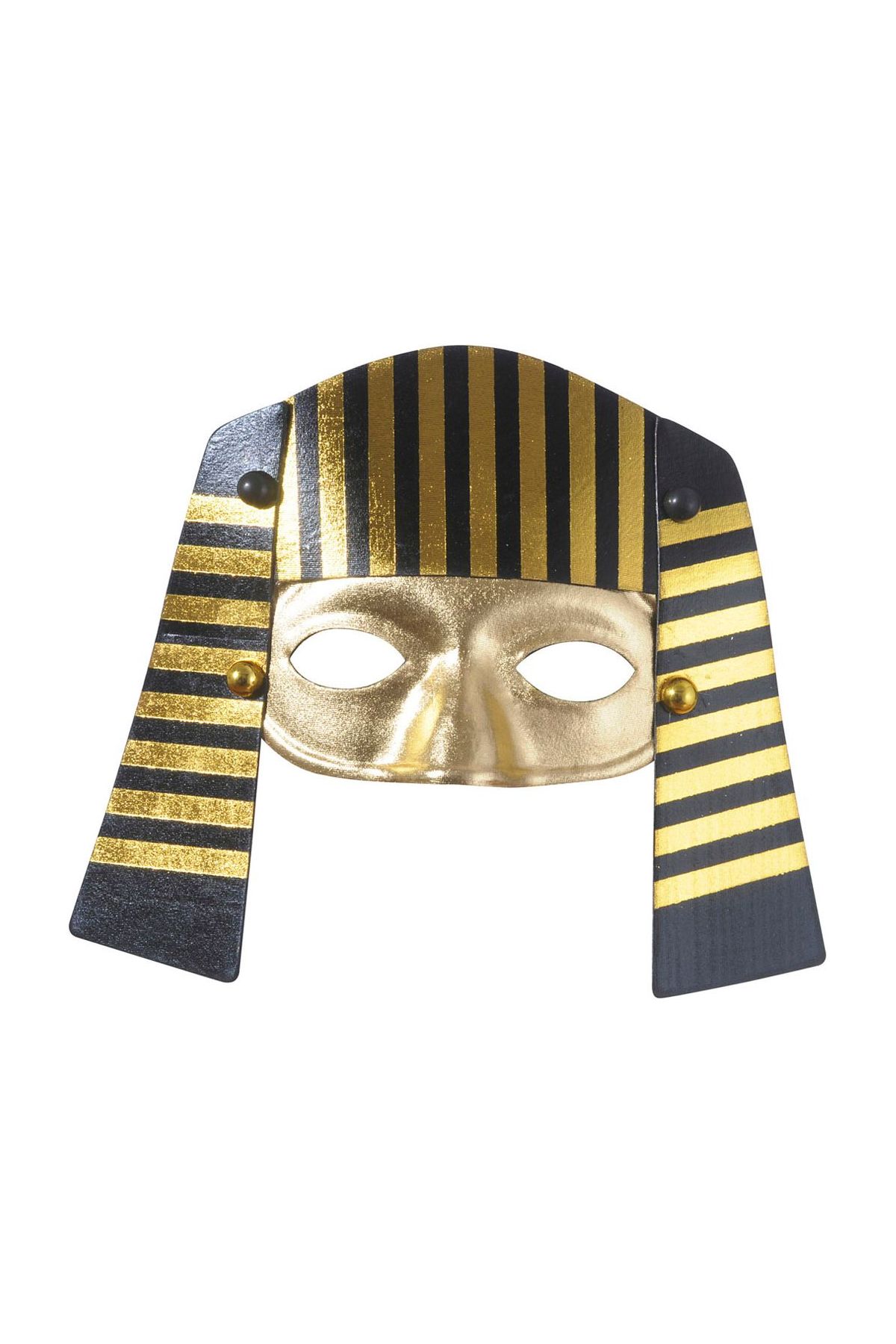 Mısırlı Maskesi Lastik Aparatlı Firavun Maskesi 21x23 cm